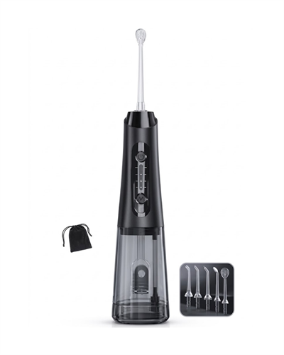 Şarjlı Ağız Duşu 20-140 PSI Ayarlanabilir Basınç 5 Başlıklı Temizlik