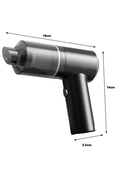 Şarjlı Çok Fonksiyonlu El Süpürgesi Mini Vakumlu Araç Süpürgesi