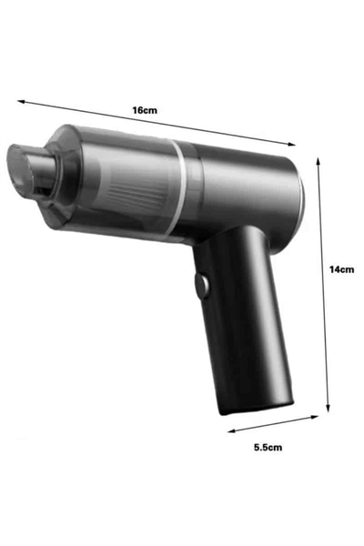 Şarjlı Çok Fonksiyonlu El Süpürgesi Mini Vakumlu Araç Süpürgesi