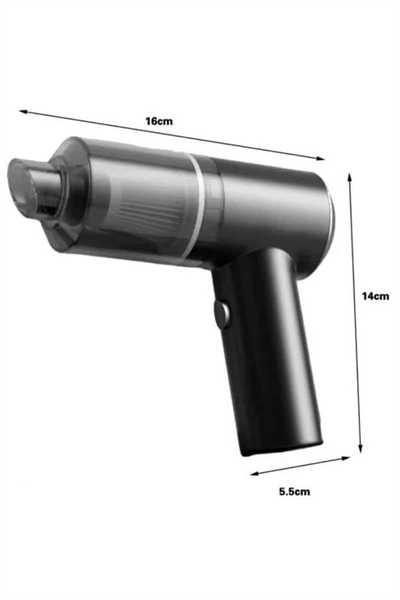 Şarjlı Çok Fonksiyonlu El Süpürgesi Mini Vakumlu Araç Süpürgesi