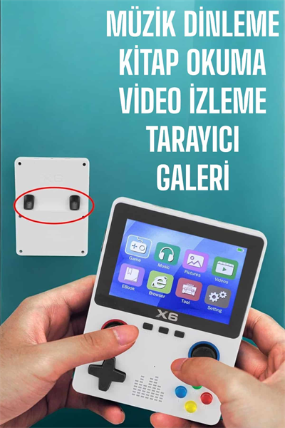 Şarjlı El Atarisi 3.5 İnç Ekran Kitap Okuma, Müzik Dinleme Ve Video İzleme