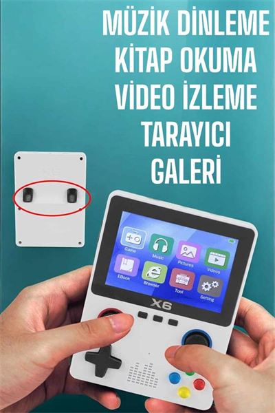 Şarjlı El Atarisi 3.5 İnç Ekran Kitap Okuma, Müzik Dinleme Ve Video İzleme
