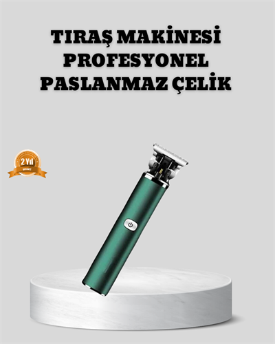Şarjlı Erkek Tıraş Makinesi – 180 Dakika Pil Ömrü, 2.5 Saat Hızlı Şarj, USB ve Powerbank Uyumlu