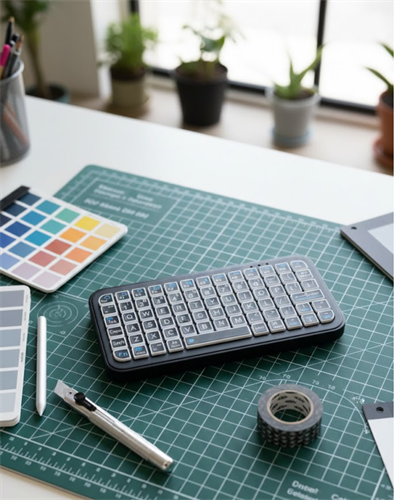 Şarjlı Kablosuz Mini RGB Klavye Uzun Pil Ömürlü