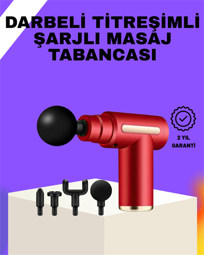 Şarjlı Masaj Tabancası Spor Sonrası Kas Rahatlatma İçin