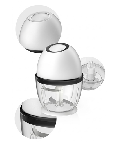 Şarjlı Mini Doğrayıcı 450 ML Kablosuz Sebze Doğrayıcı