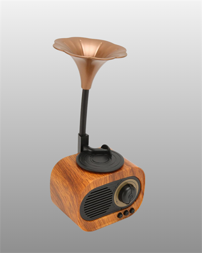 Şarjlı Mini Retro Radyo Bluetooth Hoparlör Çoklu Bağlantı Seçenekli