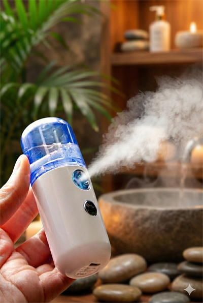 Şarjlı Mini Yüz Nemlendirici Dezenfektan Cihazı Mist Sprayer