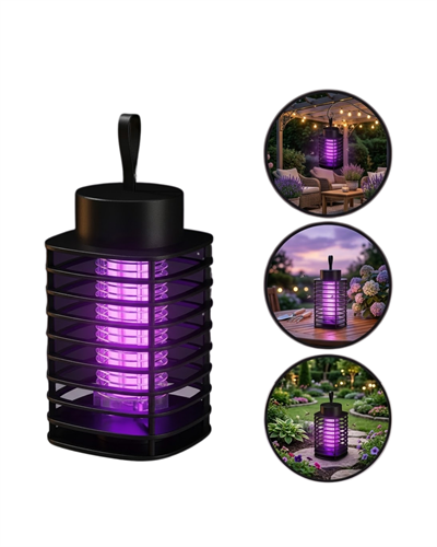 Şarjlı Sivrisinek Öldürücü Lamba Taşınabilir Sessiz ve Kimyasal İçermeyen