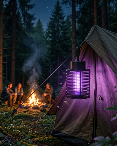 Şarjlı Sivrisinek Öldürücü Lamba Taşınabilir Sessiz ve Kimyasal İçermeyen