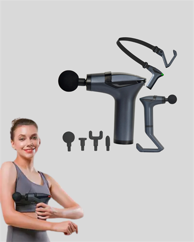 Şarjlı Taşınabilir 3in1 Titreşimli Masaj Aleti Esneme Bantlı