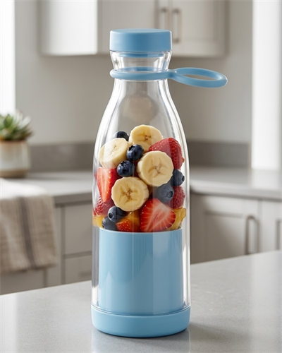 Şarjlı Taşınabilir Blender 380 ml USB Kablosuz Smoothie ve Meyve Karıştırıcı