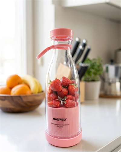 Şarjlı Taşınabilir Blender USB Kablosuz Smoothie Yapıcı Pratik Kullanım