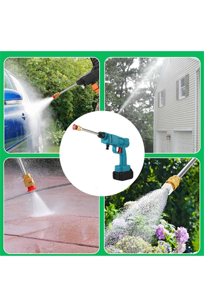 Şarjlı Ve Yüksek Basınçlı Oto Yıkama Makinesi Ve Sulama Tabancası Bahçe Yıkama Makinesi