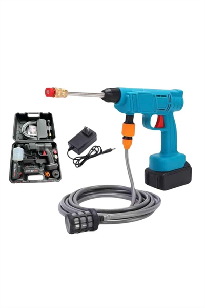 Şarjlı Ve Yüksek Basınçlı Oto Yıkama Makinesi Ve Sulama Tabancası Bahçe Yıkama Makinesi