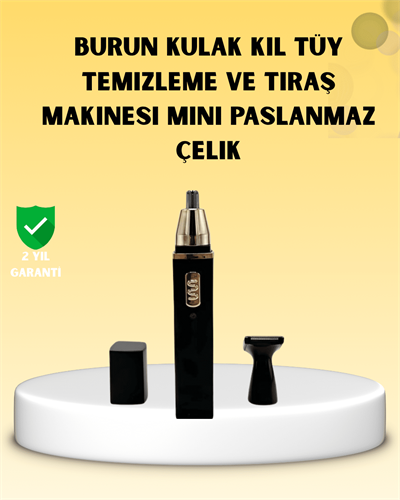 Şarjlı burun ve kulak kılı temizleme cihazı