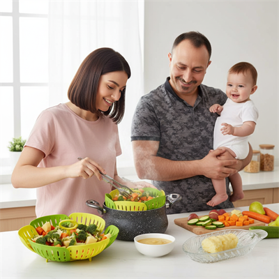 Sebze Haşlama ve Meyve Püresi Hazırlama Seti