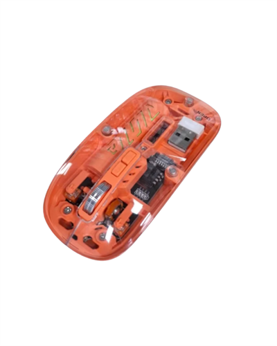 Şeffaf Kablosuz Mouse Bluetooth Bağlantılı Sessiz Tıklama