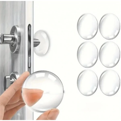 Şeffaf Silikon Mobilya ve Kapı Durdurucu Darbe Pedi 6lı Set