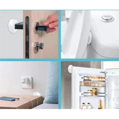 Şeffaf Silikon Mobilya ve Kapı Durdurucu Darbe Pedi 6lı Set