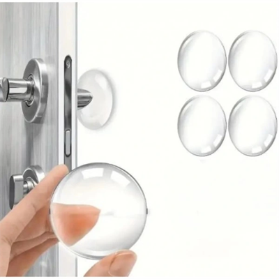 Şeffaf Silikon Mobilya ve Kapı Durdurucu Darbe Pedi 4lü Set