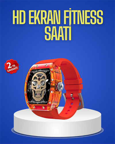 Şeffaf Tasarımlı Akıllı Saat Dokunmatik Ekranlı