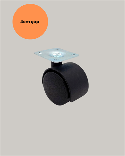 Sehpa ve Ekipmanlar İçin Kilitsiz 4 cm Ayak 4’lü