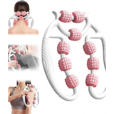 Selülit Masaj Aleti 9 Tekerlekli Lenf Drenaj Rulosu