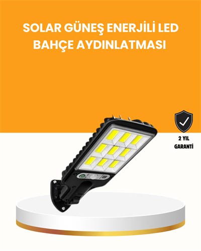 Sensörlü Sokak Tipi Lamba Günlük Kullanım İçin İdeal