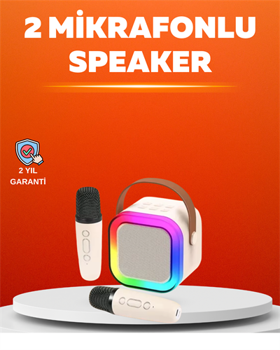 Ses Efektli Mikrofonlu Kablosuz Karaoke Sistemi