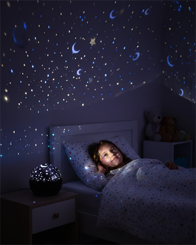 Sesle Tepki Veren Yıldız Projektör Gece Işığı