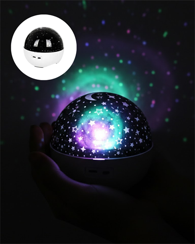 Sesle Tepki Veren Yıldız Projektör Oda Lambası