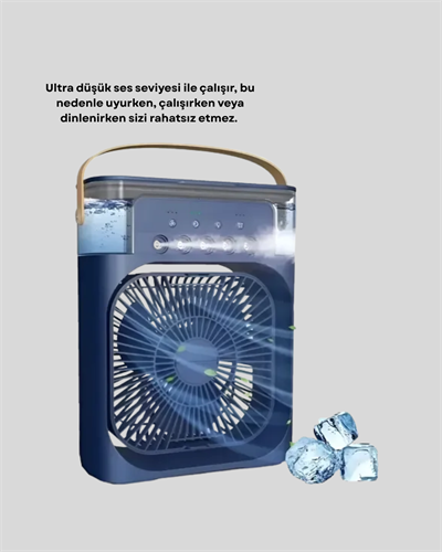 Sessiz Çalışan Turbo Fan Güçlü Hava Akışlı Masa Üstü Vantilatör