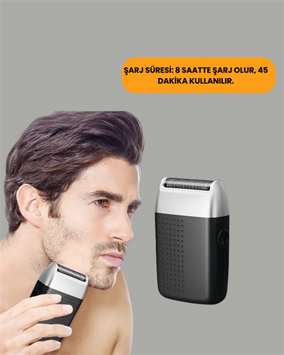 Sessiz, Güçlü ve Şık: Erkeklere Özel Şarjlı Tıraş Makinesi