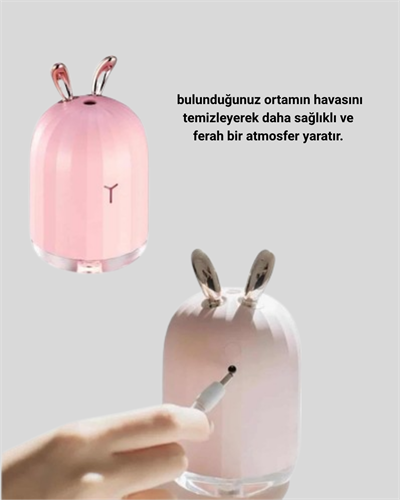 Sessiz Ultrasonik Hava Nemlendirici – Su Bazlı Buhar Difüzör