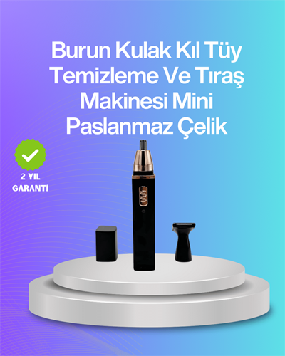 Sessiz çalışan tüy düzeltici burun ve kulak makinesi