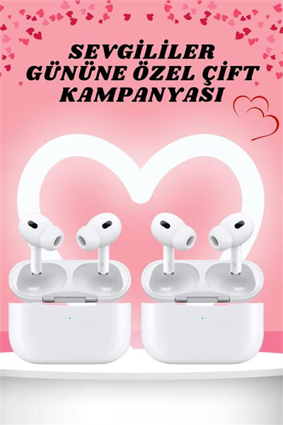 Sevgiliye Hediye Çift Kulaklığı Yeni Nesil Pro Kulaklık Sevgililer Gününe Özel Kampanya