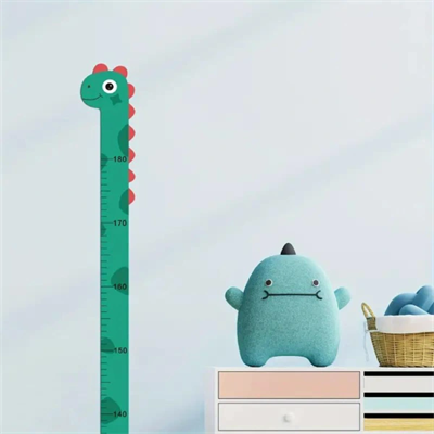 Sevimli Dinozor Boy Ölçüsü Sticker
