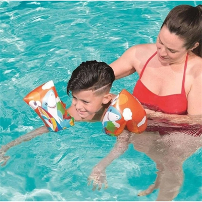 Sevimli Hayvan Desenli Büyük Çocuk Deniz Kolluğu (6-12 Yaş)