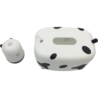 Sevimli İnek Tasarımlı Mıknatıslı Tuzluk ve Peçetelik