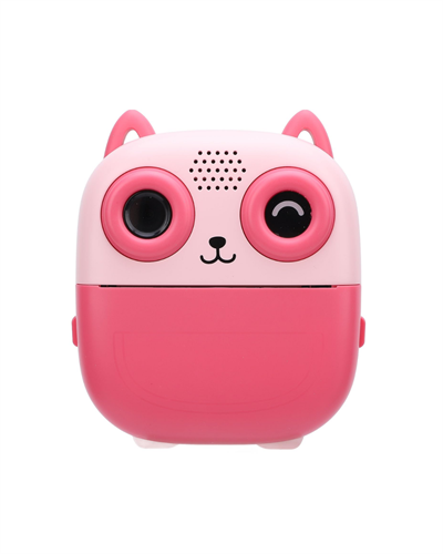 Sevimli Tasarımlı Baskılı Çocuk Kamerası 6 Renk Kalem 5 Kağıt Rulosu Hediyeli Eğlenceli Set