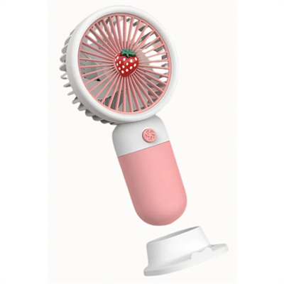 Sevimli Tasarımlı Telefon Tutuculu El Fanı