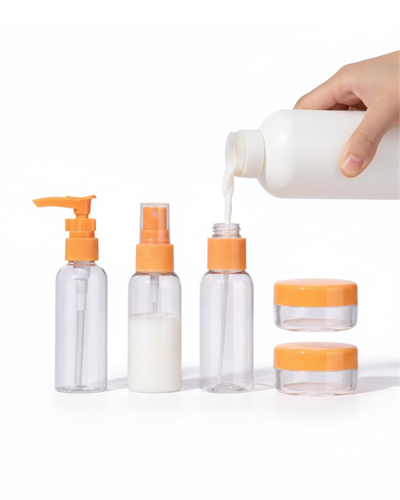 Seyahat İçin 5’li Şeffaf Kozmetik Kap Seti 30 ml