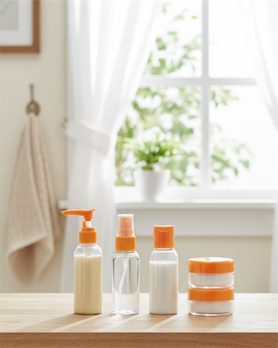 Seyahat İçin 5’li Şeffaf Kozmetik Kap Seti 30 ml