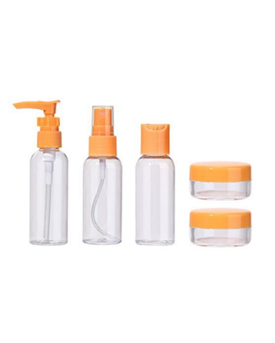 Seyahat İçin 5’li Şeffaf Kozmetik Kap Seti 30 ml
