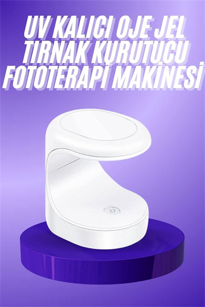 Seyehat Tipi Mini Oje Kurutucu Ultraviole Mor Işık Protez Tırnak Kurutucu