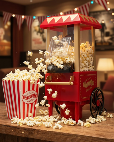 Sıcak Hava Teknolojili Yapışmaz Popcorn Makinesi