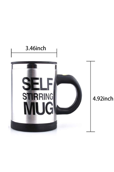 Sıcak Tutan Termos Bardak Kendi Kendini Karıştıran Mikser Kupa