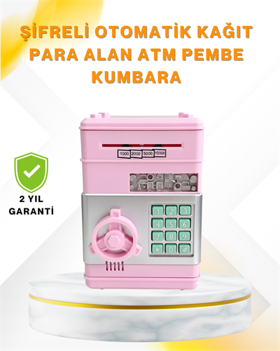 Şifreli Elektronik Para Biriktirme Kumbarası Büyük Kapasiteli