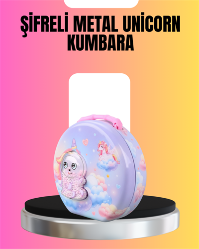 Şifreli Mini Çocuk Kasası Metal Gövde Güvenli Saklama